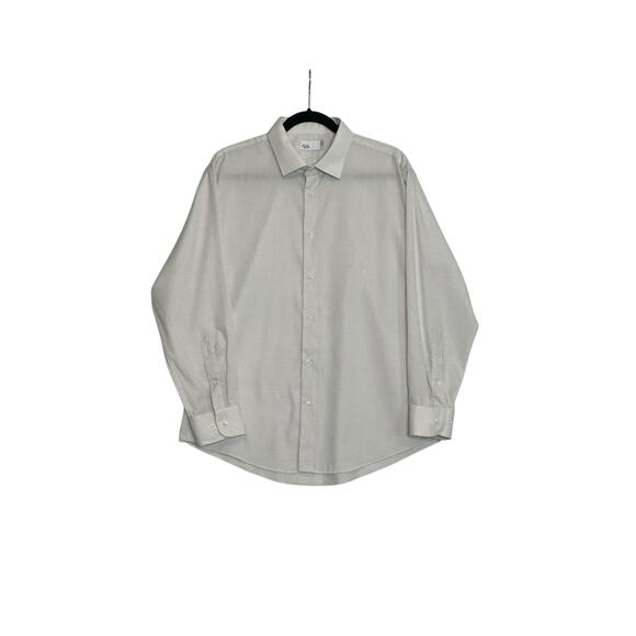 Nordstrom Rack off white woven long sleeves dress shirt size XL - Picture 6 of 12